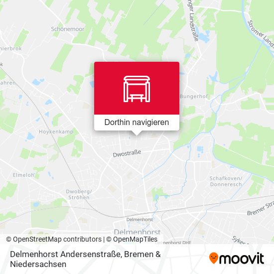 Delmenhorst Andersenstraße Karte