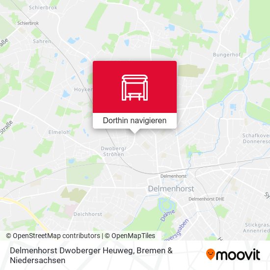 Delmenhorst Dwoberger Heuweg Karte