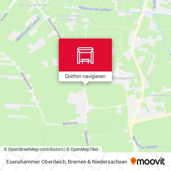 Esenshammer Oberdeich Karte