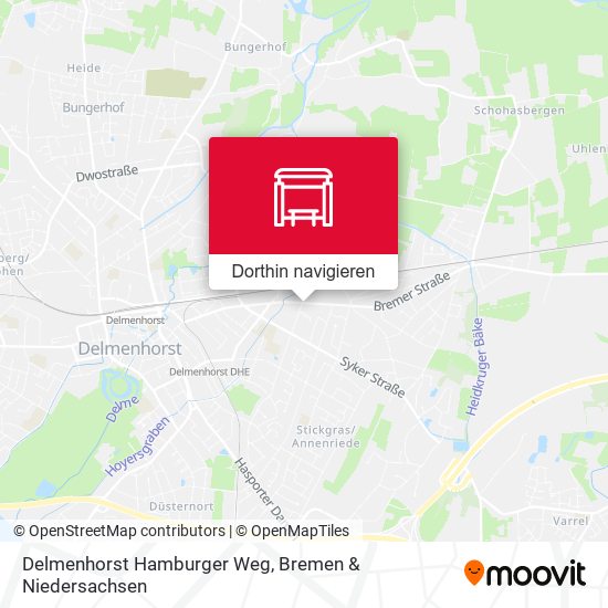 Delmenhorst Hamburger Weg Karte