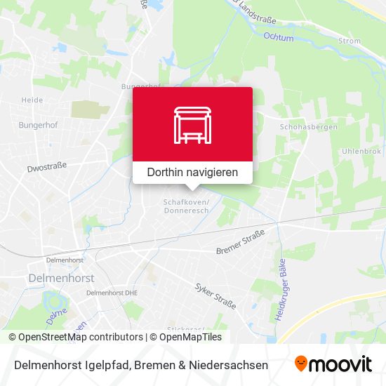 Delmenhorst Igelpfad Karte