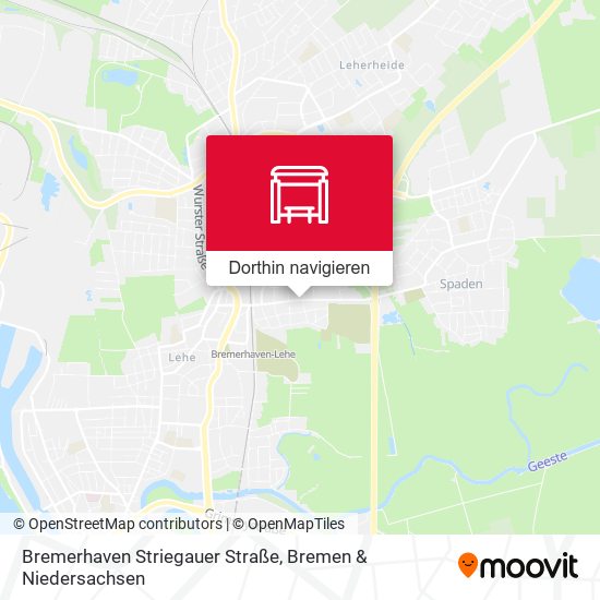 Bremerhaven Striegauer Straße Karte