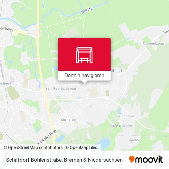 Schiffdorf Bohlenstraße Karte