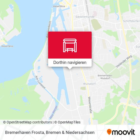 Bremerhaven Frosta Karte