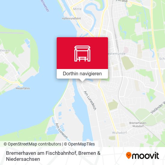 Bremerhaven am Fischbahnhof Karte