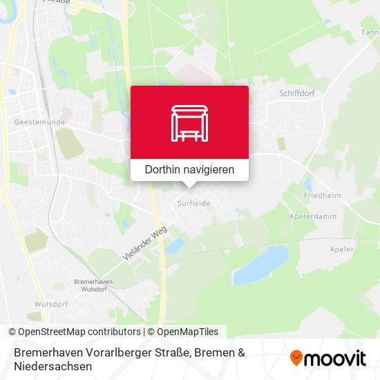 Bremerhaven Vorarlberger Straße Karte