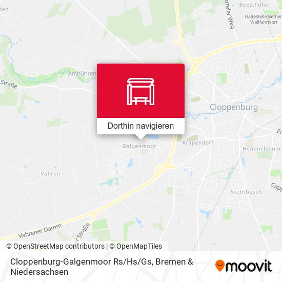 Cloppenburg-Galgenmoor Rs / Hs / Gs Karte