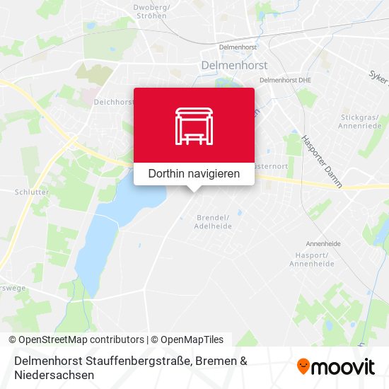 Delmenhorst Stauffenbergstraße Karte