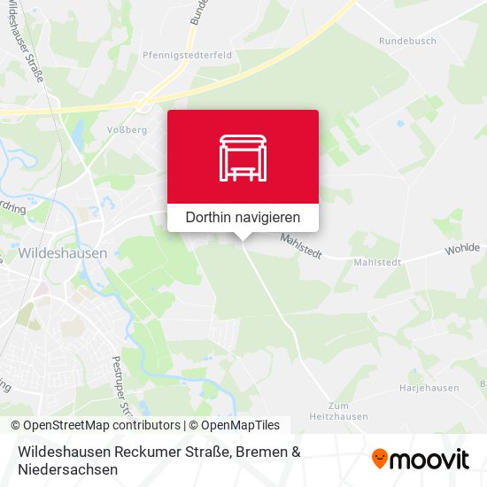 Wildeshausen Reckumer Straße Karte