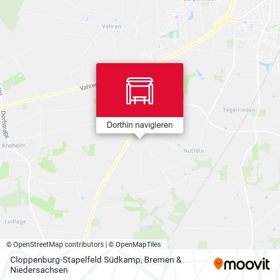 Cloppenburg-Stapelfeld Südkamp Karte