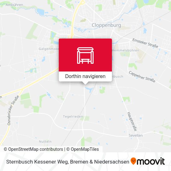 Sternbusch Kessener Weg Karte