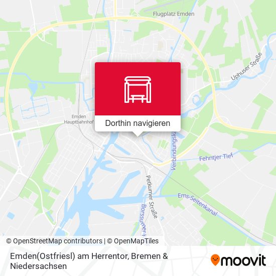 Emden(Ostfriesl) am Herrentor Karte