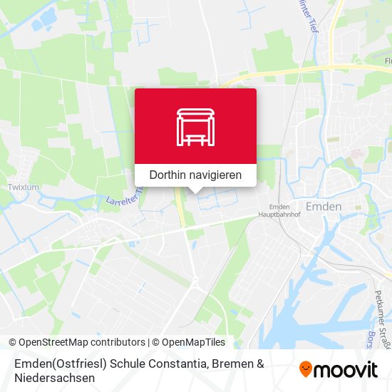 Emden(Ostfriesl) Schule Constantia Karte