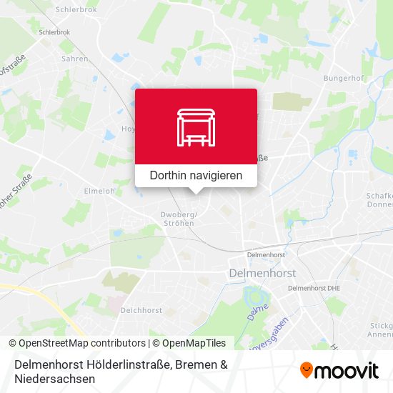 Delmenhorst Hölderlinstraße Karte
