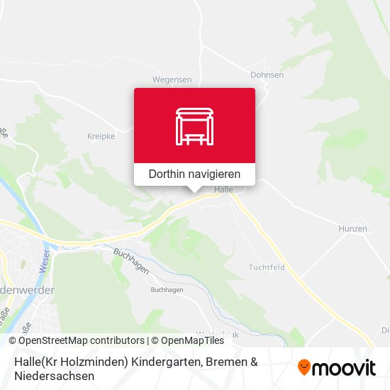 Halle(Kr Holzminden) Kindergarten Karte