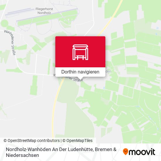 Nordholz-Wanhöden An Der Ludenhütte Karte