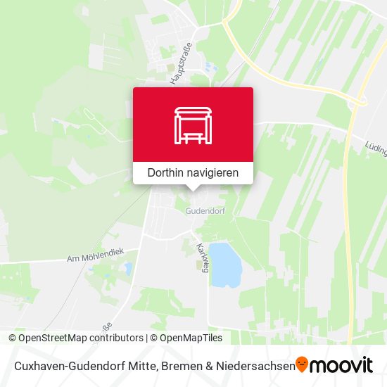 Cuxhaven-Gudendorf Mitte Karte