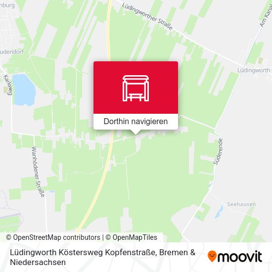 Lüdingworth Köstersweg Kopfenstraße Karte