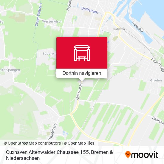 Cuxhaven Altenwalder Chaussee 155 Karte