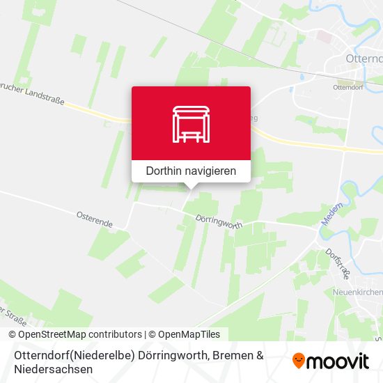 Otterndorf(Niederelbe) Dörringworth Karte
