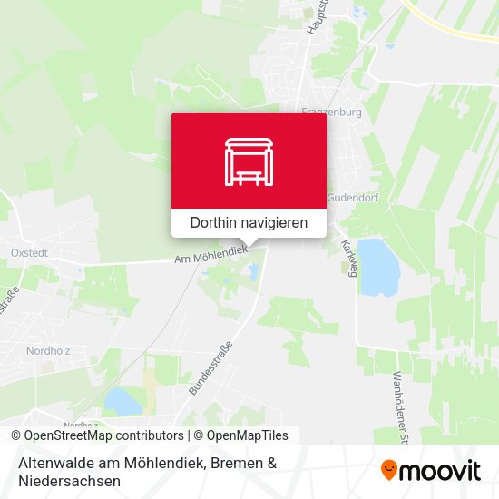 Altenwalde am Möhlendiek Karte