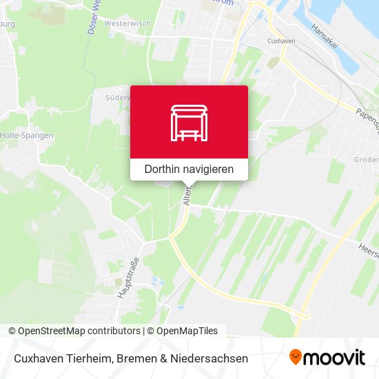 Cuxhaven Tierheim Karte