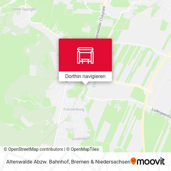 Altenwalde Abzw. Bahnhof Karte