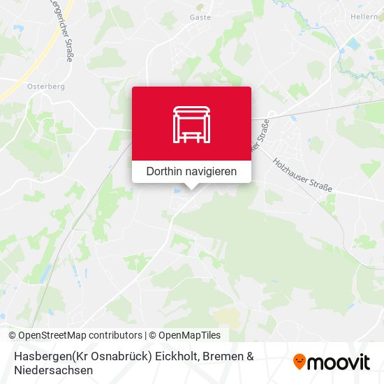 Hasbergen(Kr Osnabrück) Eickholt Karte