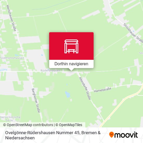 Ovelgönne-Rüdershausen Nummer 45 Karte