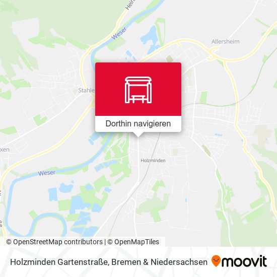 Holzminden Gartenstraße Karte