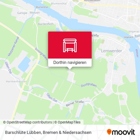 Barschlüte Lübben Karte