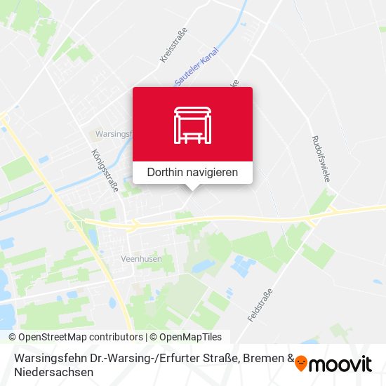 Warsingsfehn Dr.-Warsing- / Erfurter Straße Karte