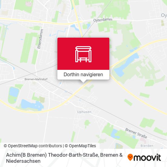 Achim(B Bremen) Theodor-Barth-Straße Karte
