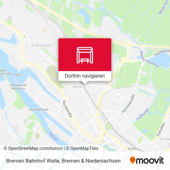 Bremen Bahnhof Walle Karte