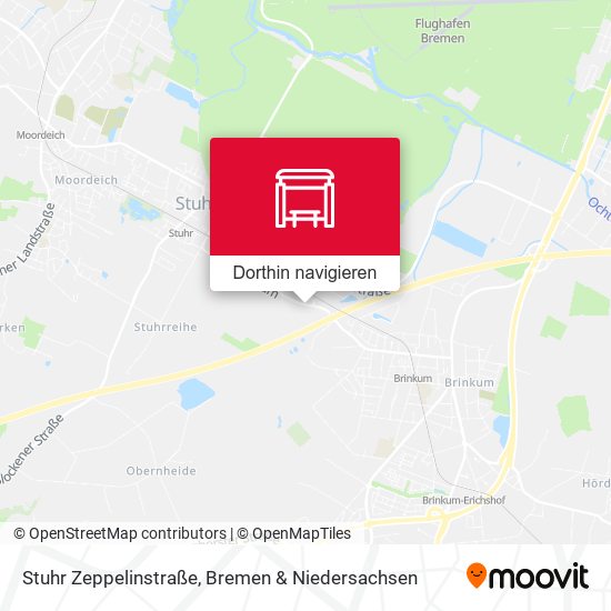 Stuhr Zeppelinstraße Karte