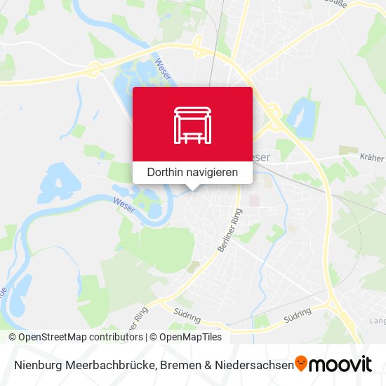 Nienburg Meerbachbrücke Karte