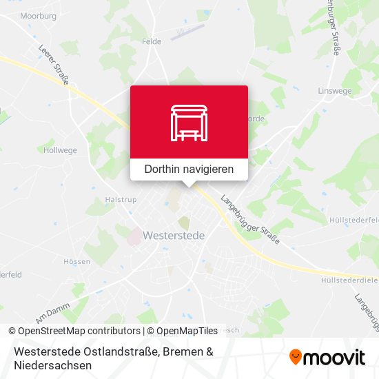 Westerstede Ostlandstraße Karte