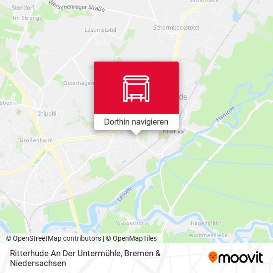 Ritterhude An Der Untermühle Karte