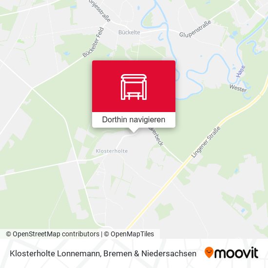 Klosterholte Lonnemann Karte