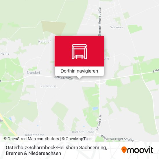 Osterholz-Scharmbeck-Heilshorn Sachsenring Karte