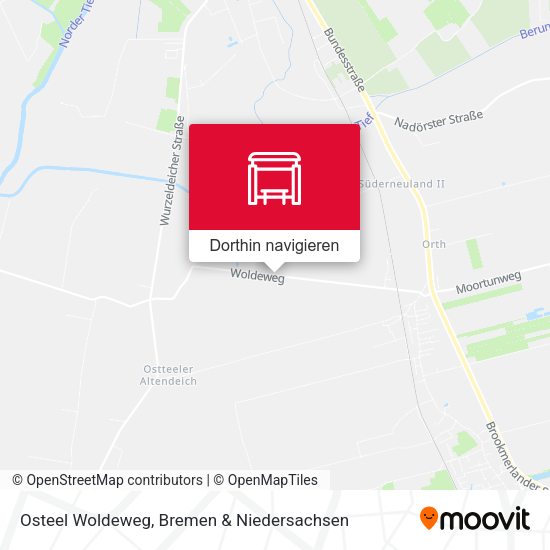 Osteel Woldeweg Karte