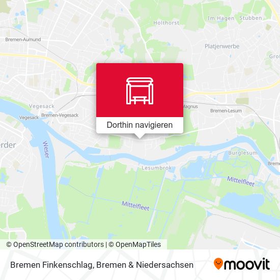 Bremen Finkenschlag Karte