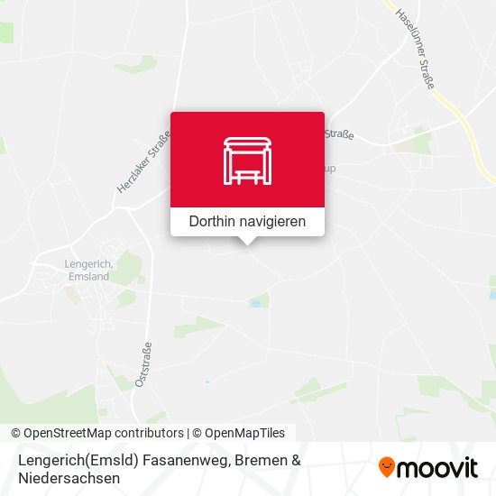 Lengerich(Emsld) Fasanenweg Karte