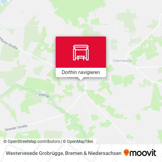 Westervesede Grobrügge Karte
