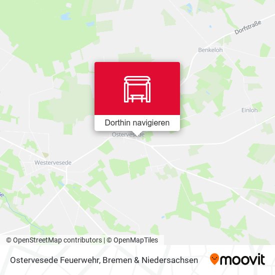Ostervesede Feuerwehr Karte