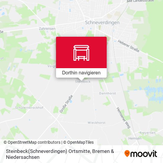 Steinbeck(Schneverdingen) Ortsmitte Karte