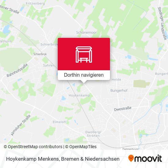 Hoykenkamp Menkens Karte