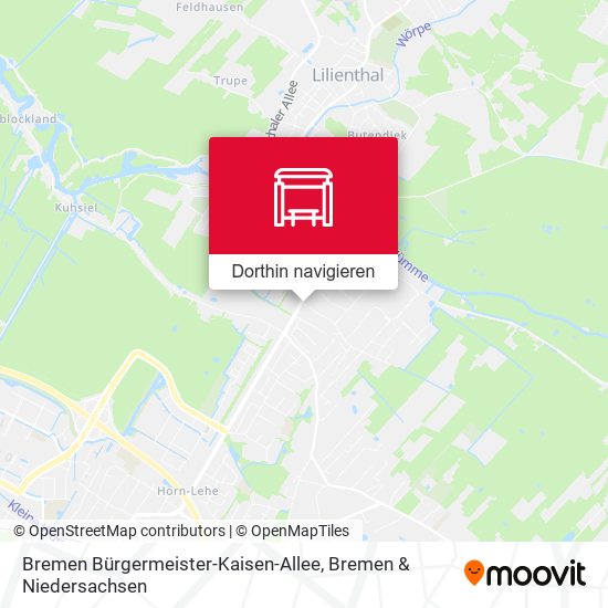 Bremen Bürgermeister-Kaisen-Allee Karte