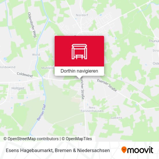 Esens Hagebaumarkt Karte