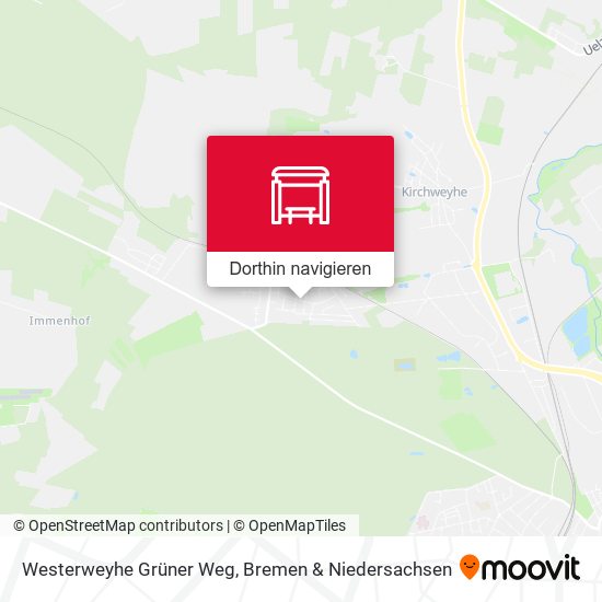 Westerweyhe Grüner Weg Karte